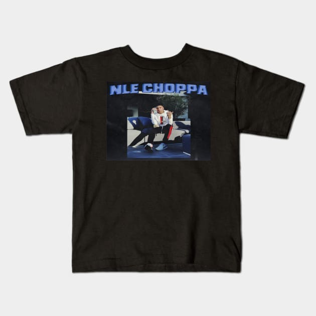 NLE Choppa Kids T-Shirt by jhalfacrelange